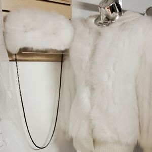 Athletic Fox fur purse and coat
